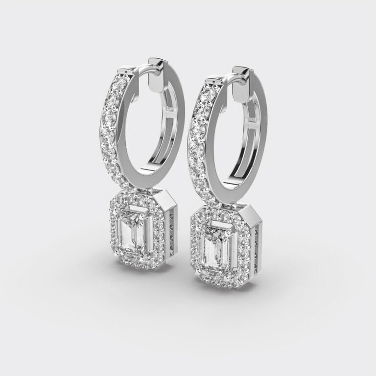 Mystic Radiance Diamond Earrings