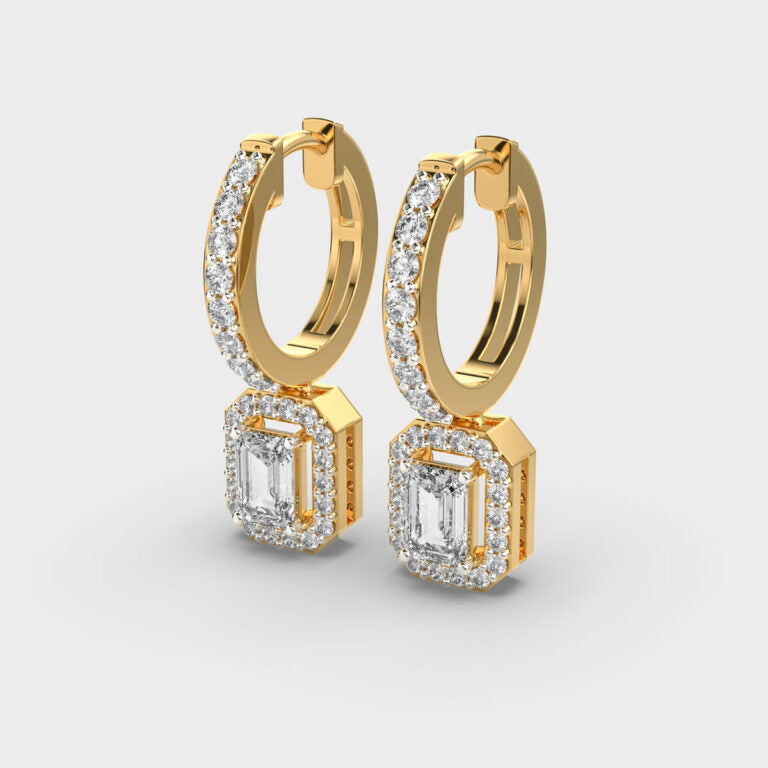 Mystic Radiance Diamond Earrings