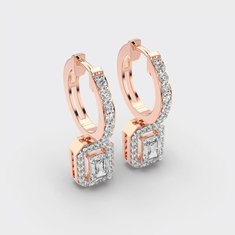 Mystic Radiance Diamond Earrings