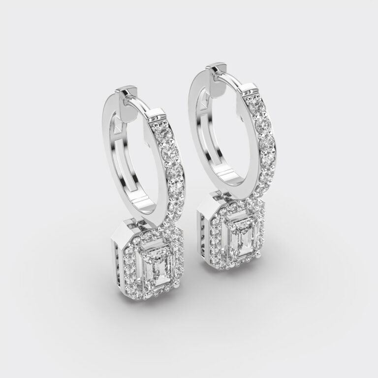 Mystic Radiance Diamond Earrings