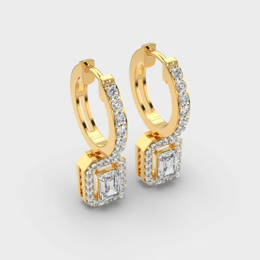 Mystic Radiance Diamond Earrings