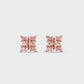 Expressive Petals Diamond Studs