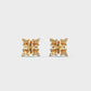 Expressive Petals Diamond Studs