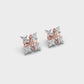 Expressive Petals Diamond Studs