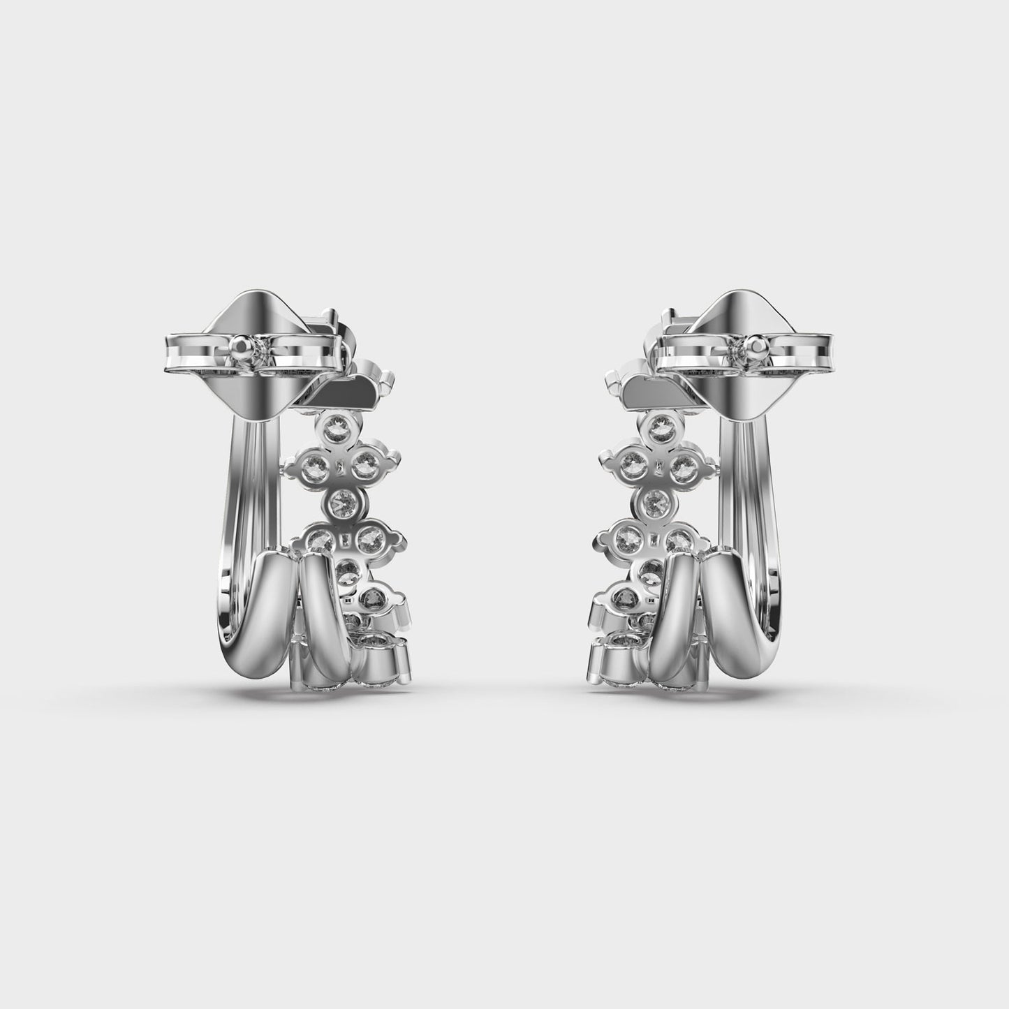 Weaved Together Diamond Earrings