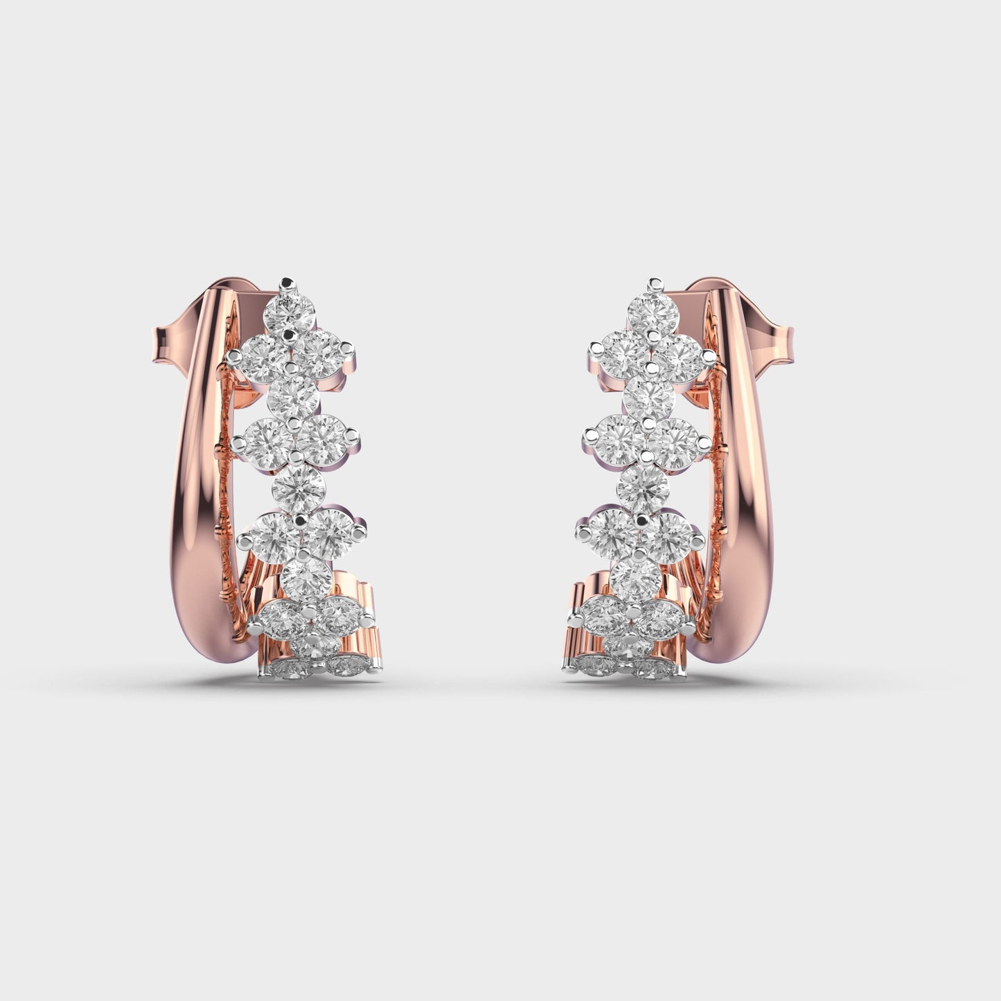 Weaved Together Diamond Earrings