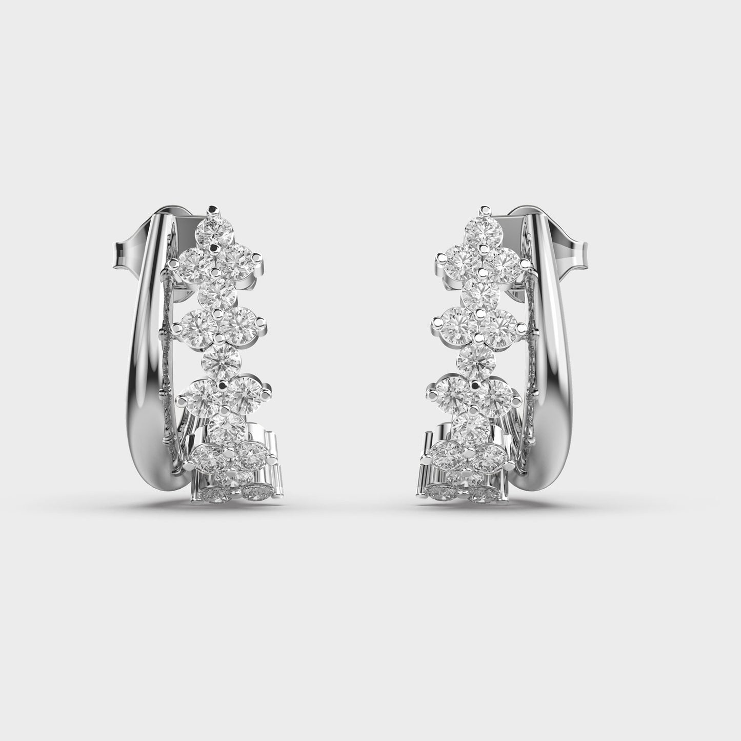 Weaved Together Diamond Earrings