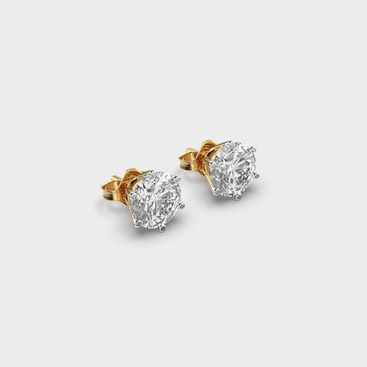 Simple Spark Diamond Studs