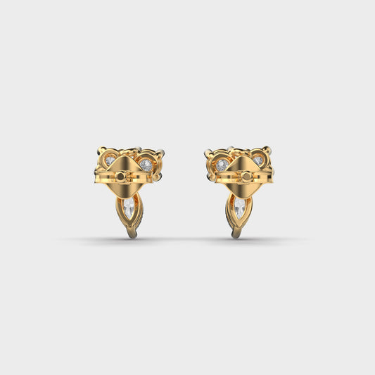 Drawn Toward You Diamond Studs