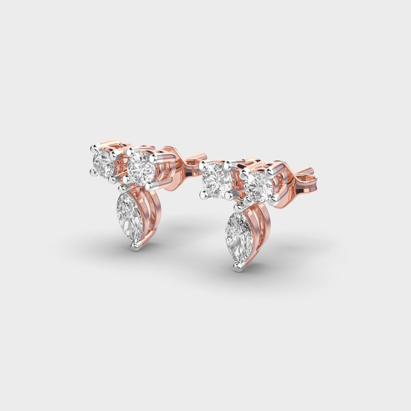 Drawn Toward You Diamond Studs