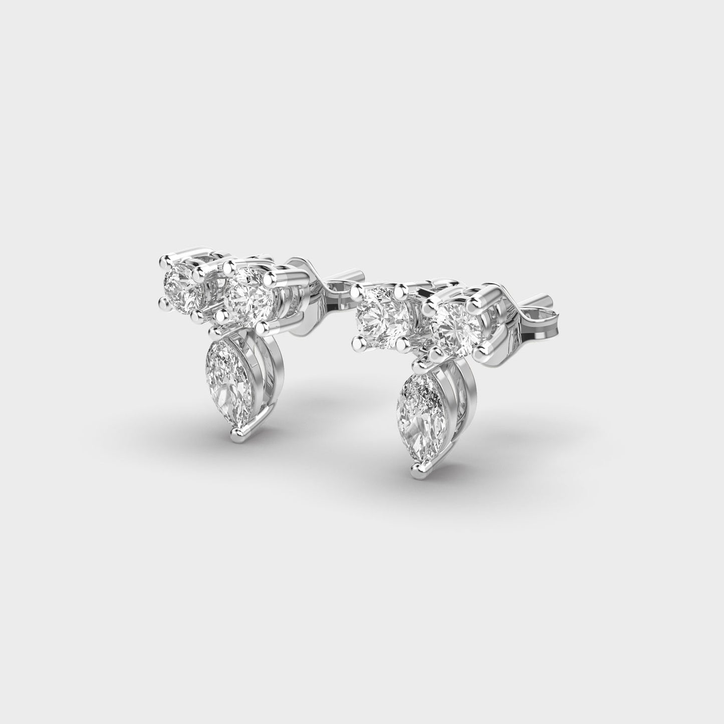 Drawn Toward You Diamond Studs