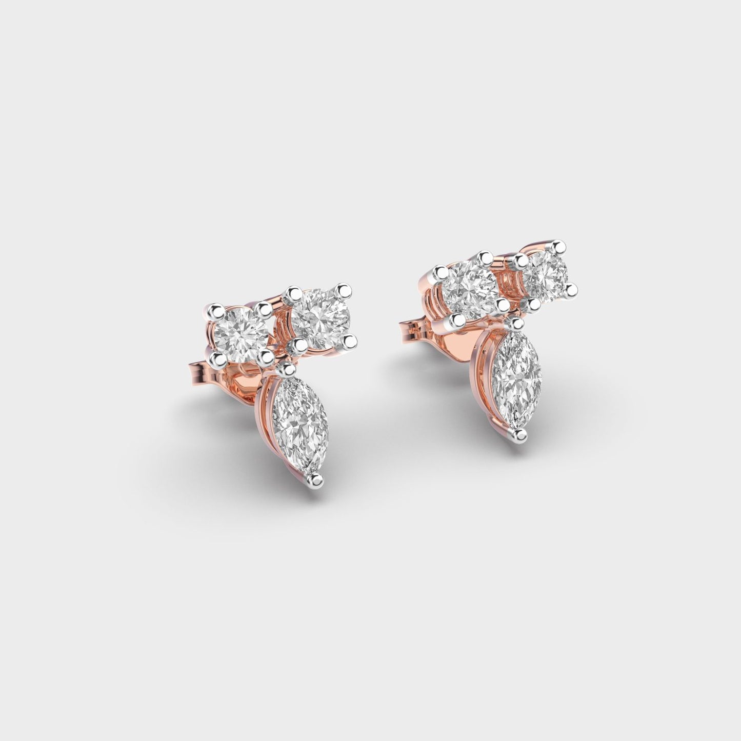 Drawn Toward You Diamond Studs