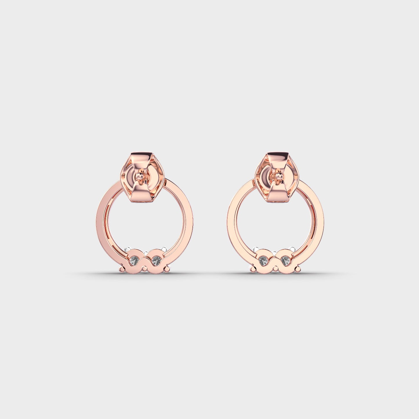 Arctic Glint Diamond Earrings