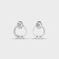 Arctic Glint Diamond Earrings
