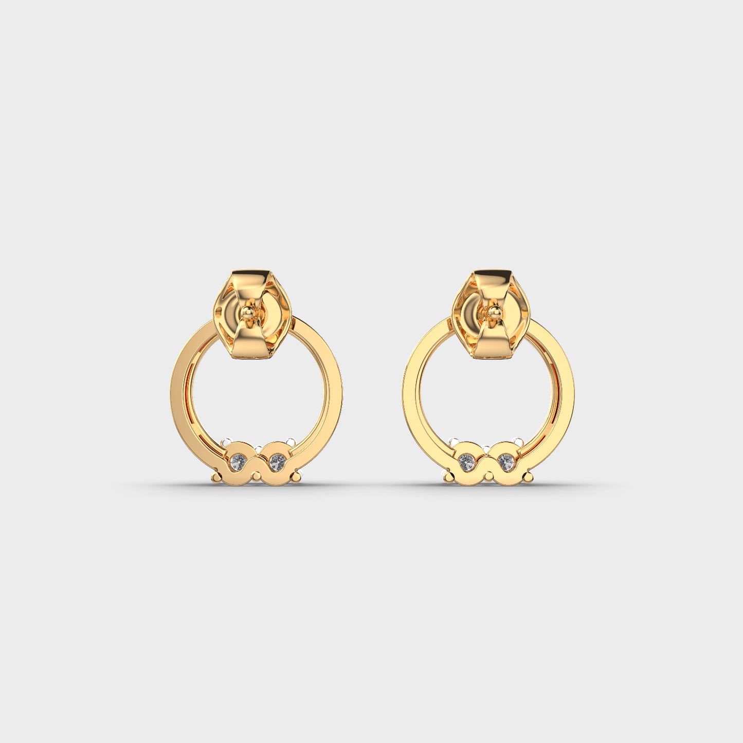 Arctic Glint Diamond Earrings