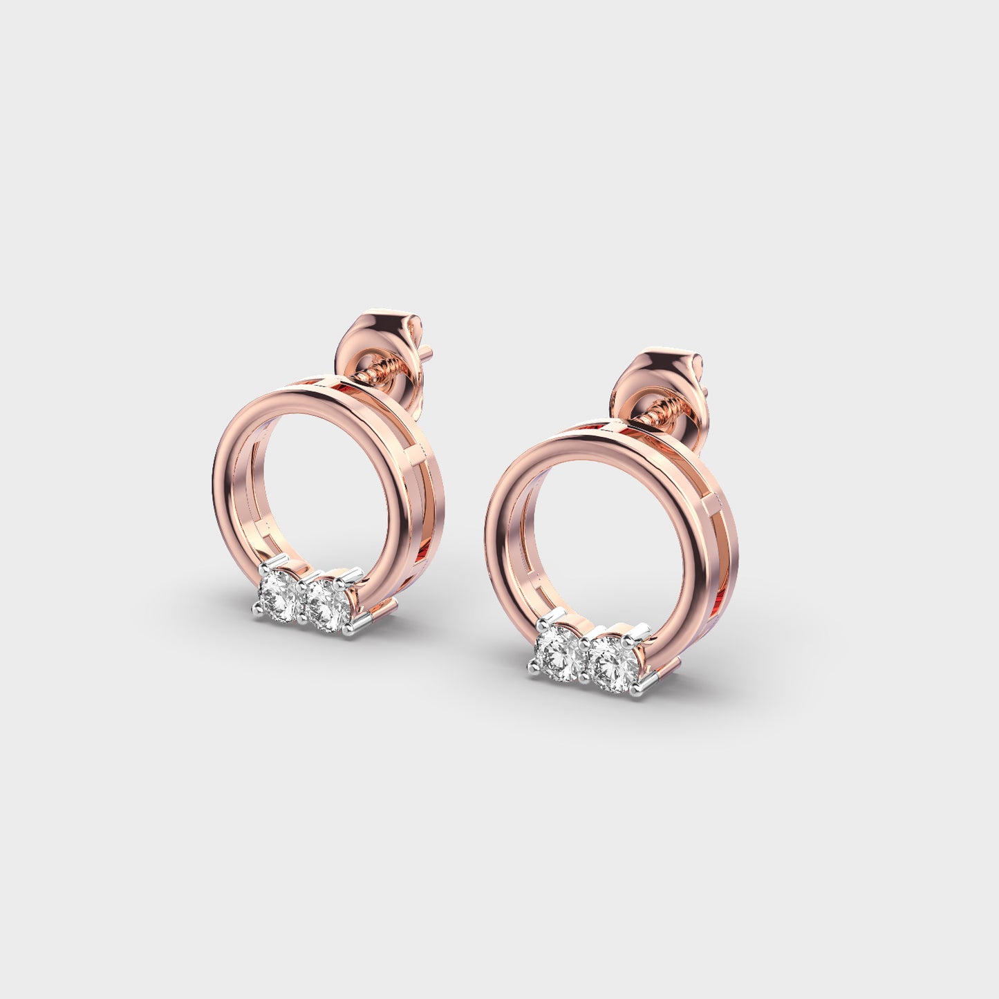 Arctic Glint Diamond Earrings