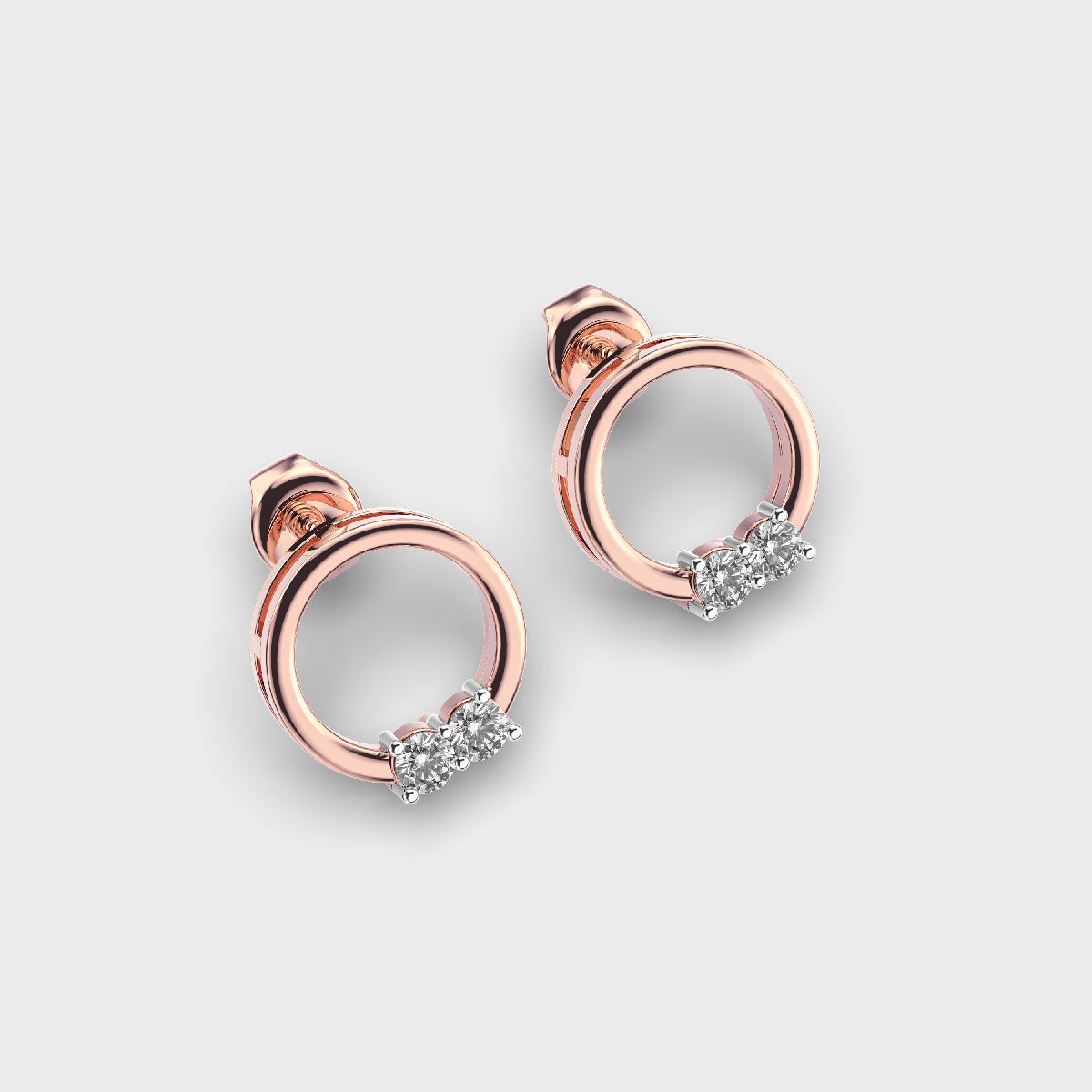 Arctic Glint Diamond Earrings