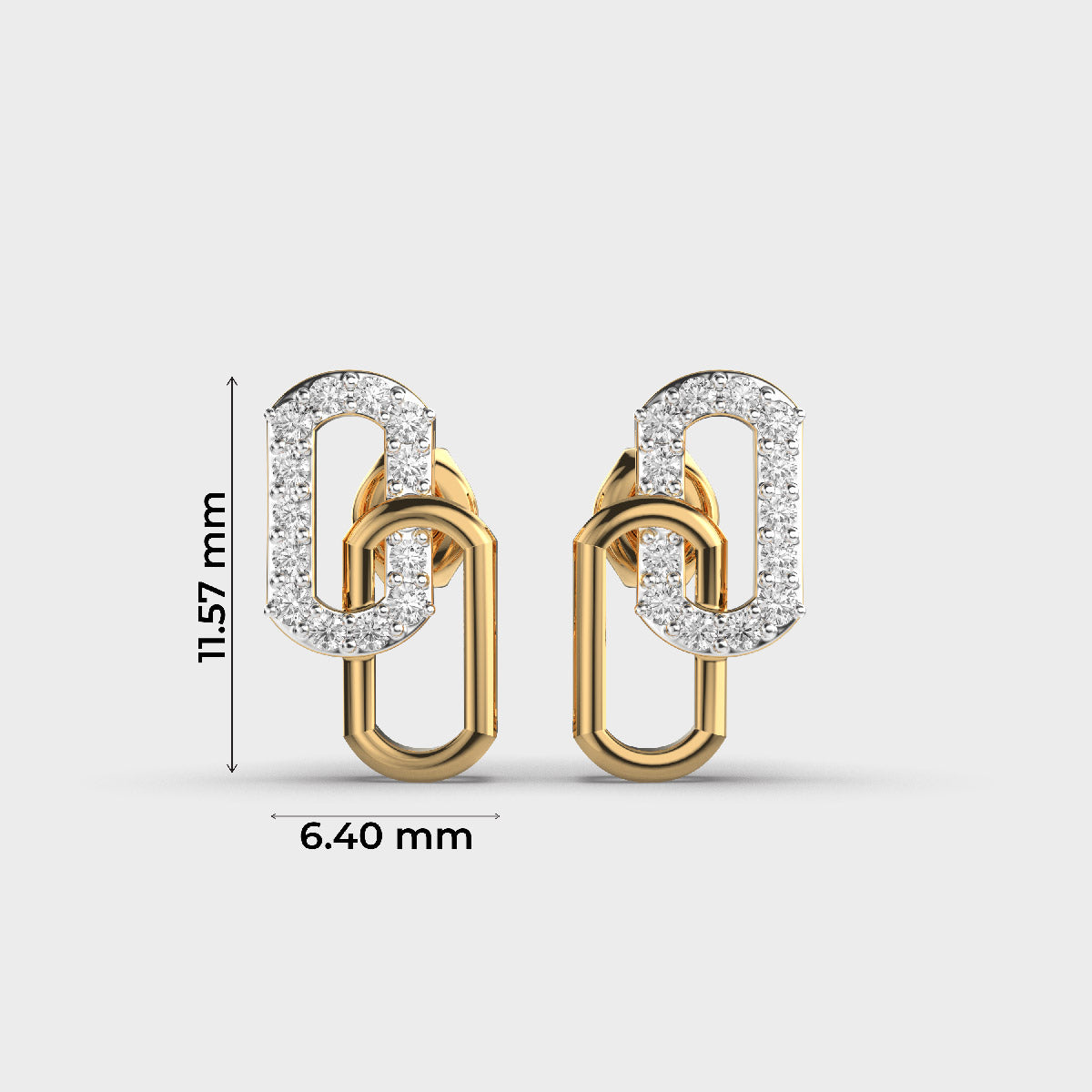 Dazzle Drift Diamond Earrings