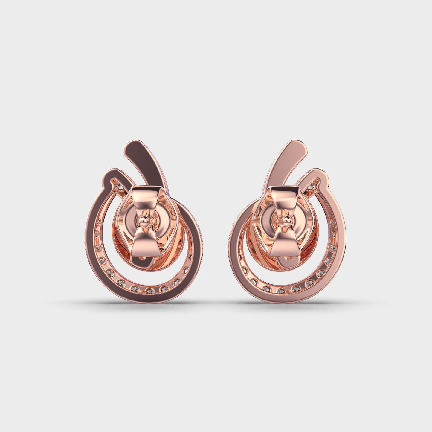 Frosted Flares Diamond Studs