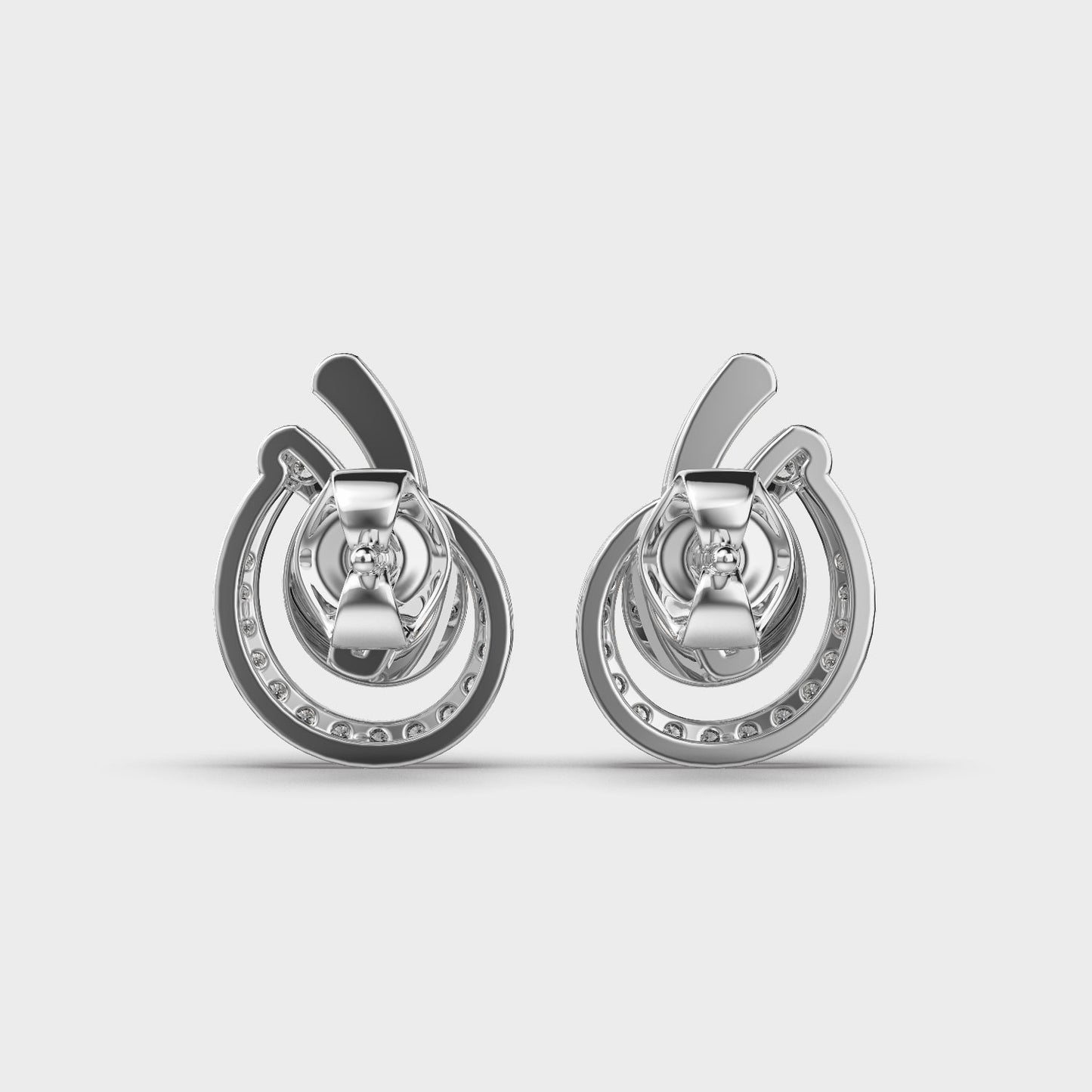 Frosted Flares Diamond Studs