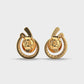 Frosted Flares Diamond Studs