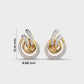 Frosted Flares Diamond Studs