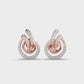 Frosted Flares Diamond Studs
