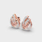 Frosted Flares Diamond Studs