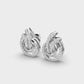 Frosted Flares Diamond Studs