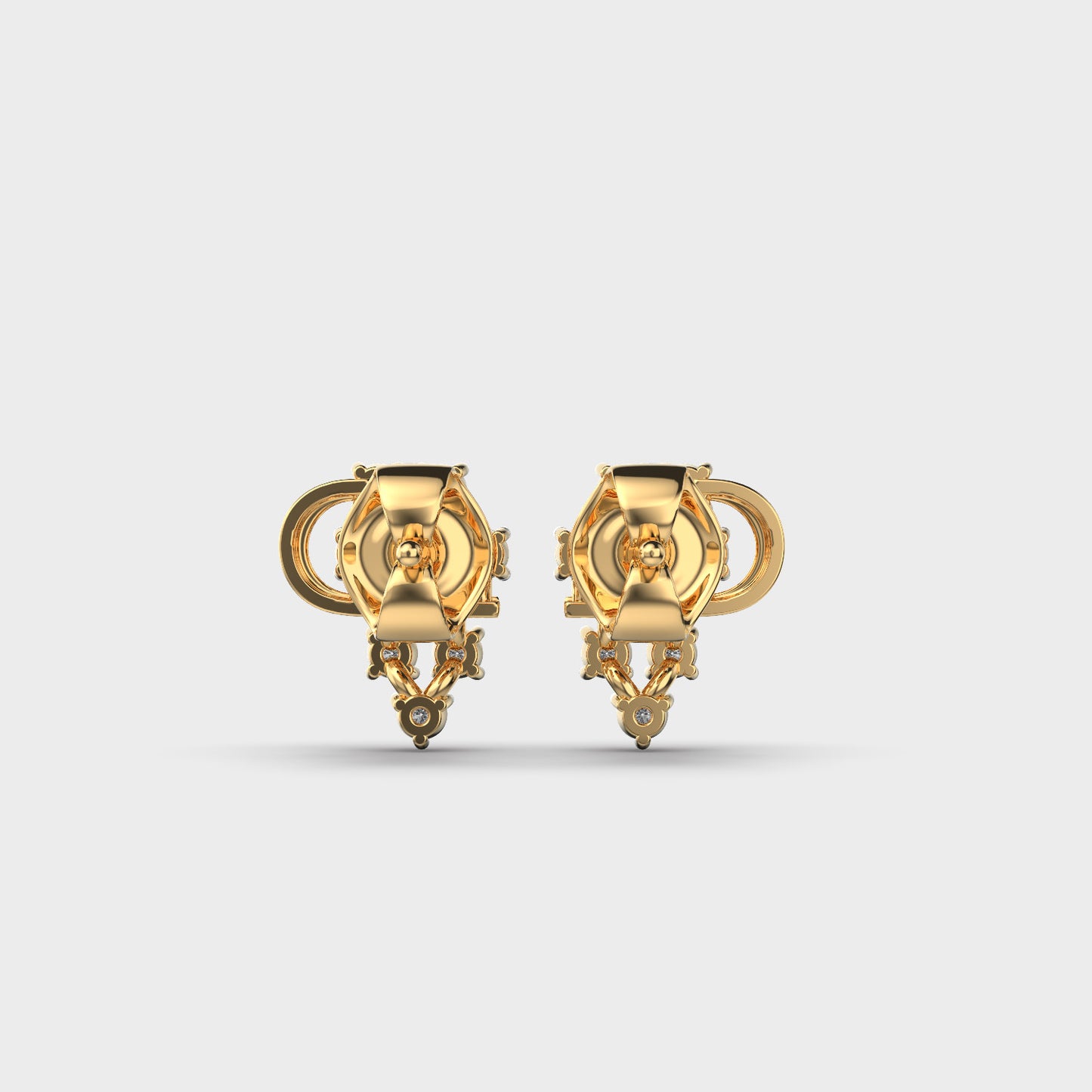 Prismatic Gleam Diamond Studs
