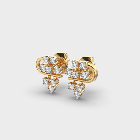 Prismatic Gleam Diamond Studs