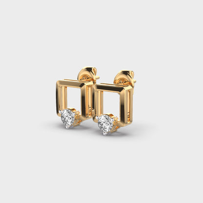 Dinky Sparkle Diamond Studs