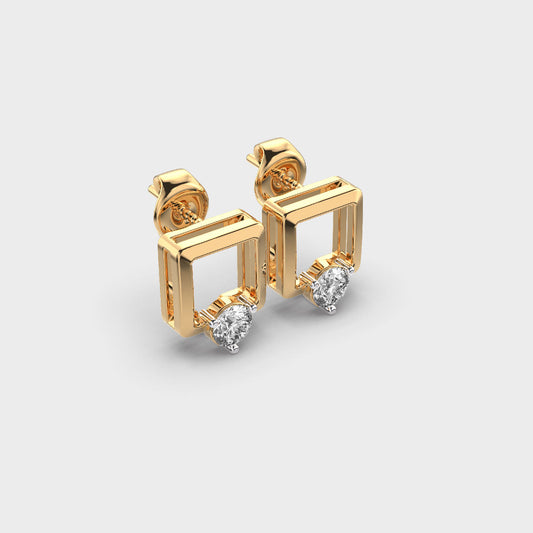 Dinky Sparkle Diamond Studs