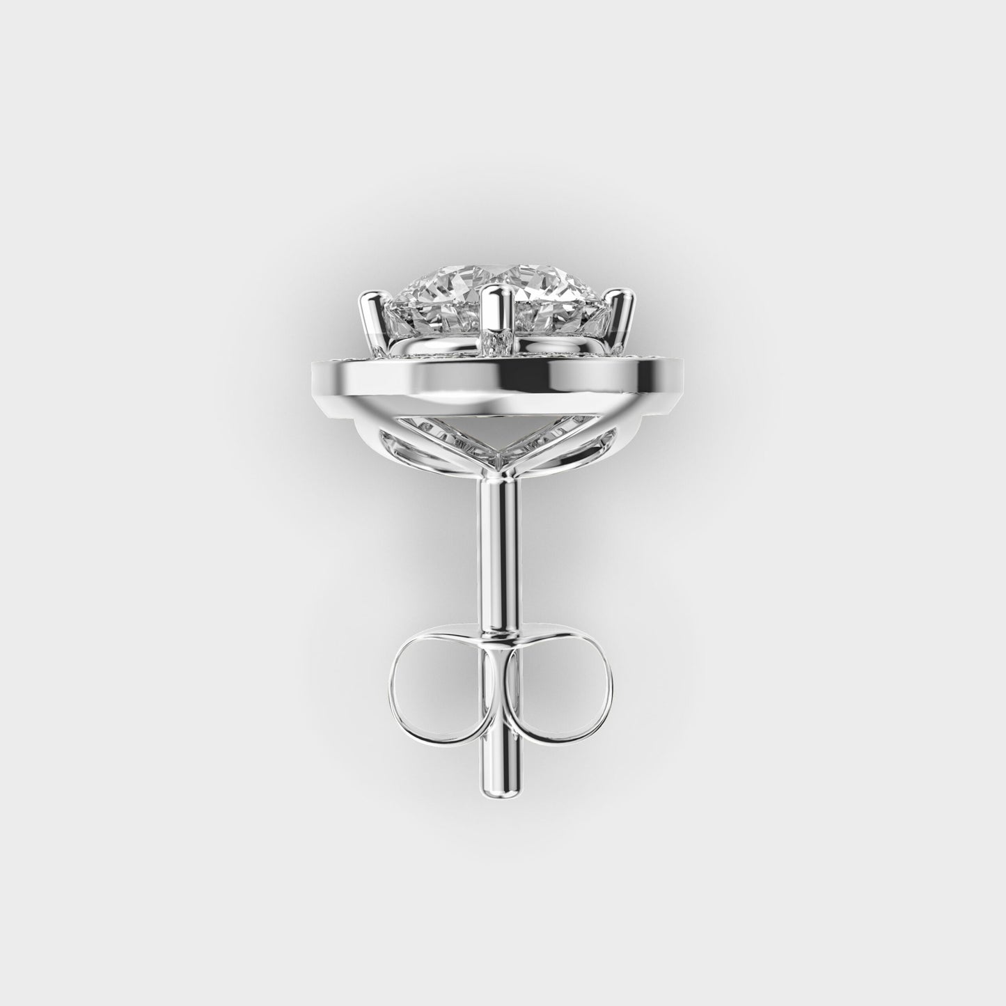 Charming Halo Men’s Diamond Studs