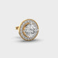 Charming Halo Men’s Diamond Studs
