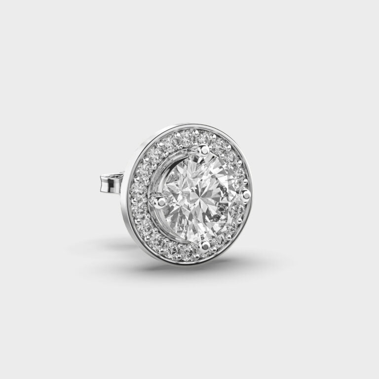 Charming Halo Men’s Diamond Studs