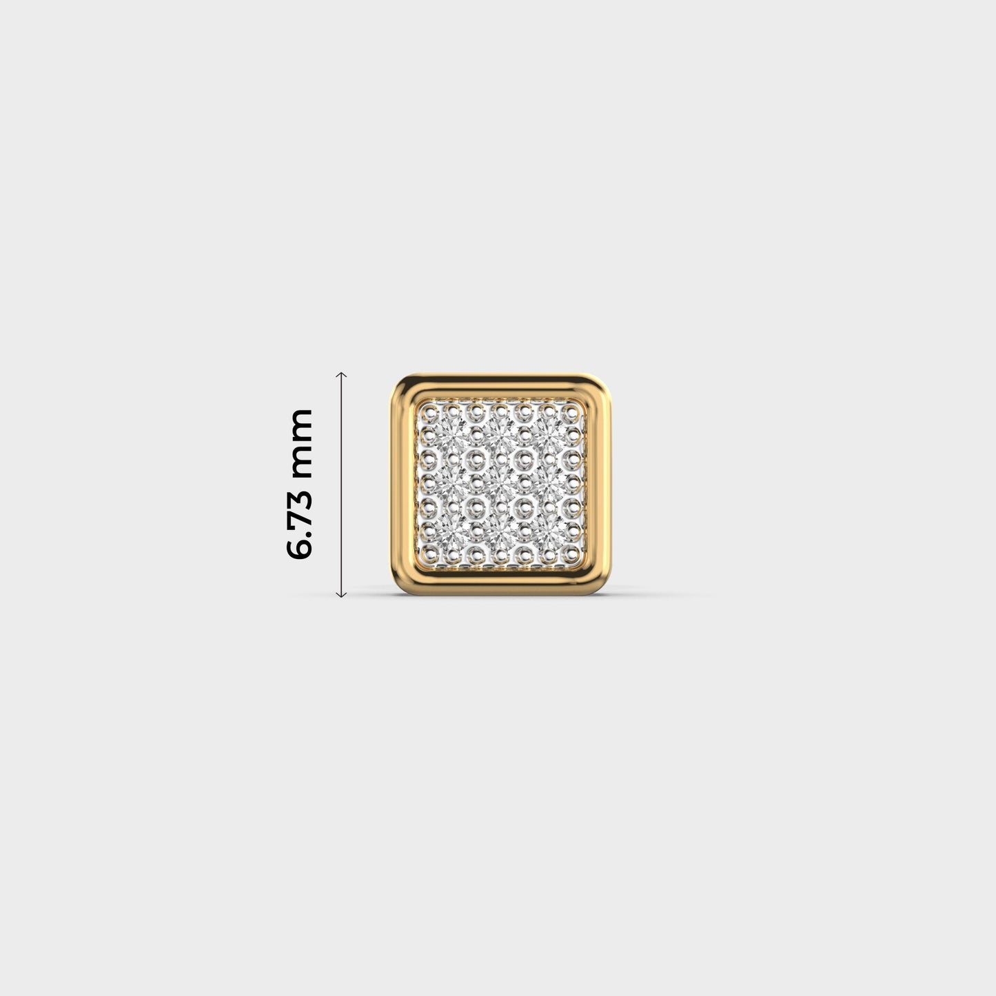 Match Court Men’s Diamond Studs