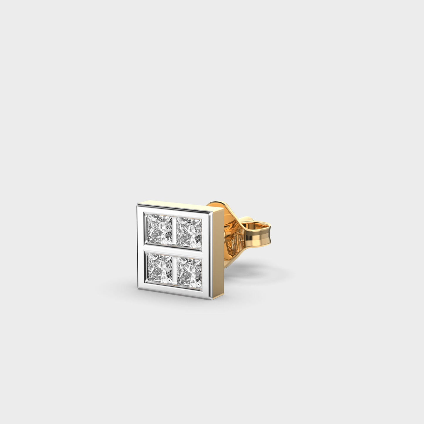 Fair Square Men’s Diamond Studs