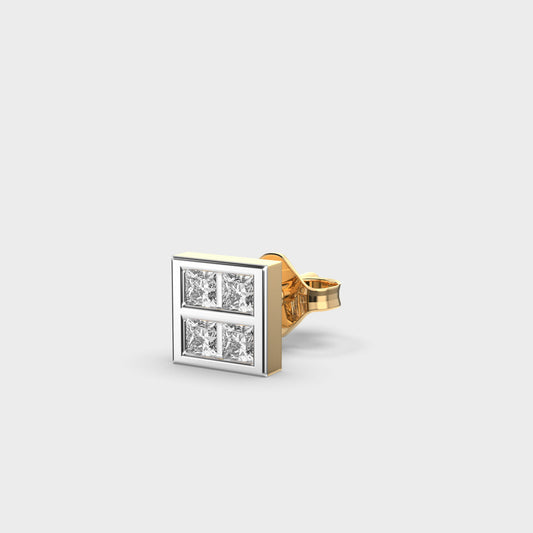 Fair Square Men’s Diamond Studs