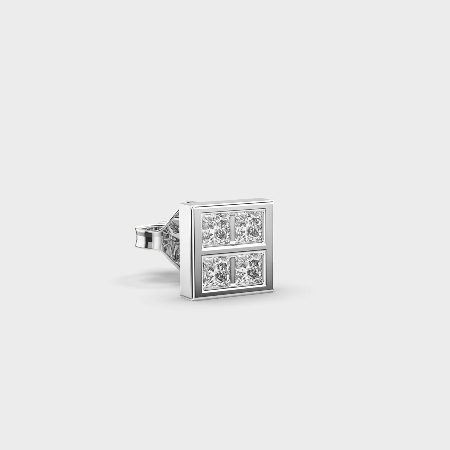 Fair Square Men’s Diamond Studs