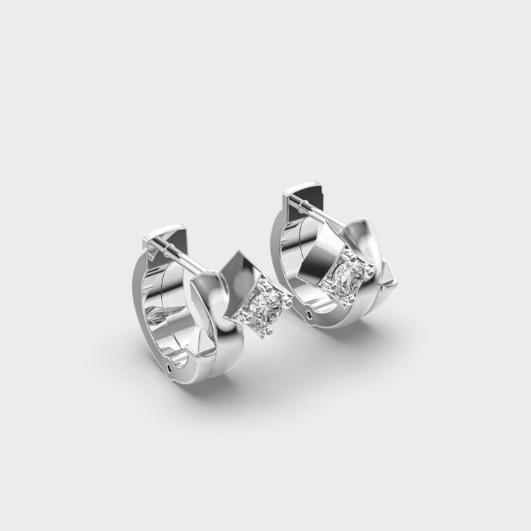 Twinkling Star Diamond Stud