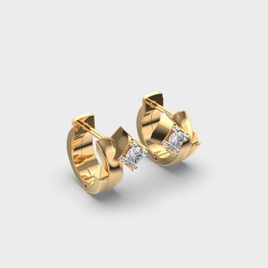 Twinkling Star Diamond Stud