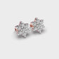 Blooming Peony Diamond Studs