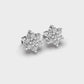Blooming Peony Diamond Studs