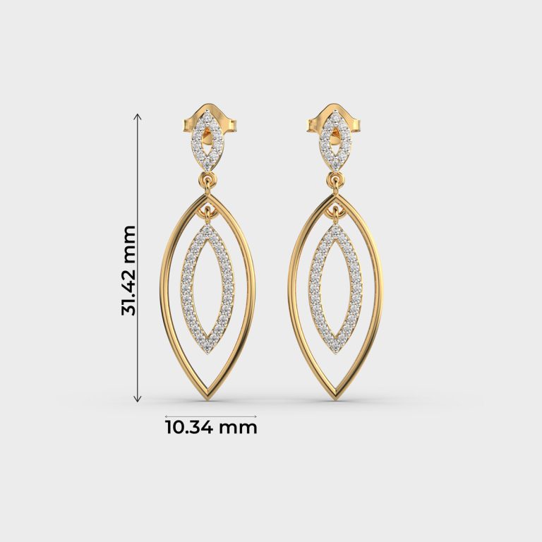 Enchanting Mystery Diamond Earrings
