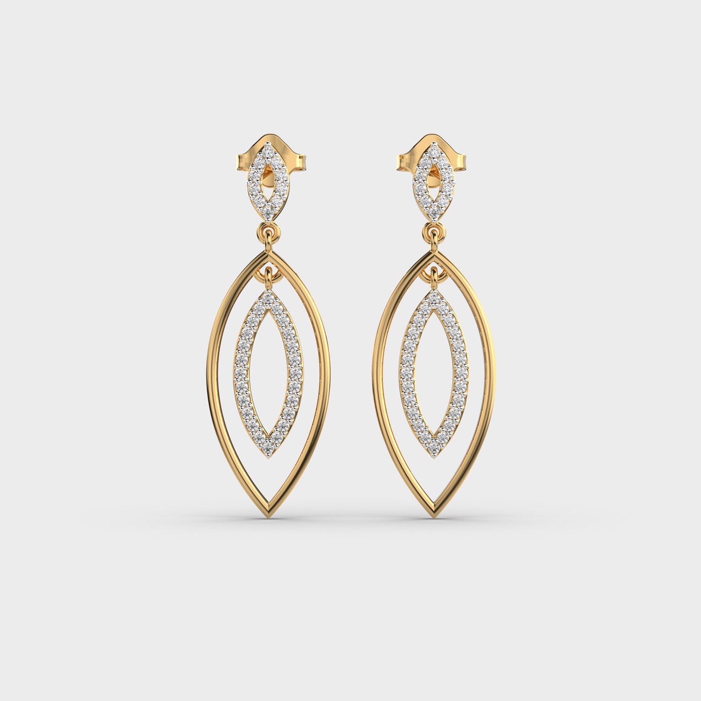Enchanting Mystery Diamond Earrings