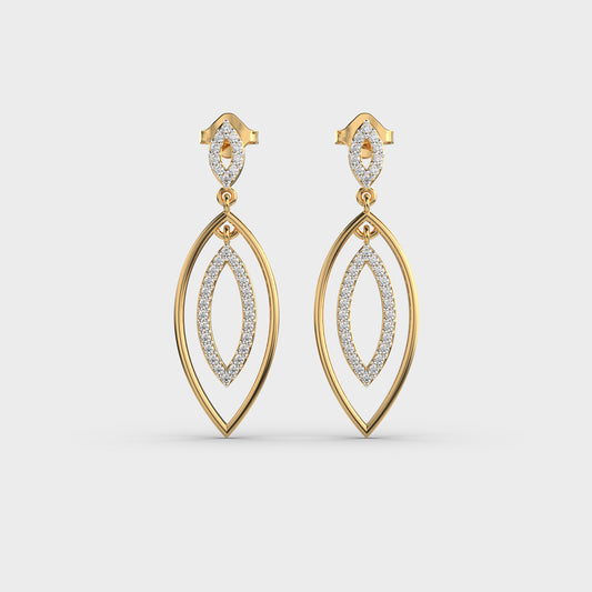 Enchanting Mystery Diamond Earrings