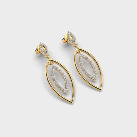 Enchanting Mystery Diamond Earrings