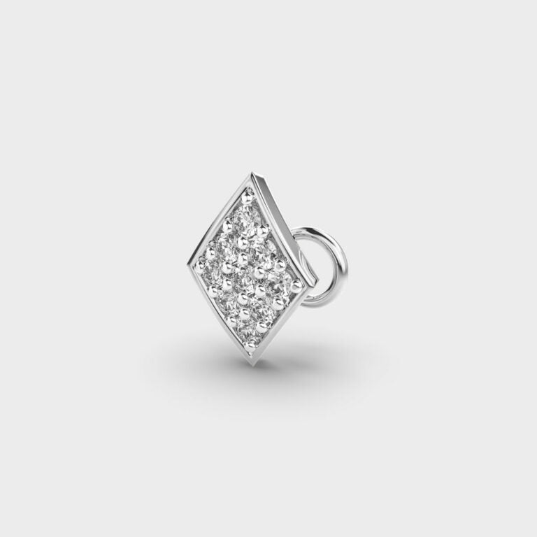 Quad Love Diamond Nosepin