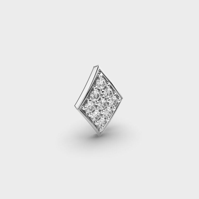 Quad Love Diamond Nosepin